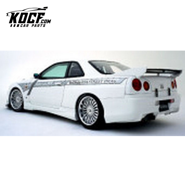 SKYLINE R34 GTR VS GT STYLE SIDE SKIRT