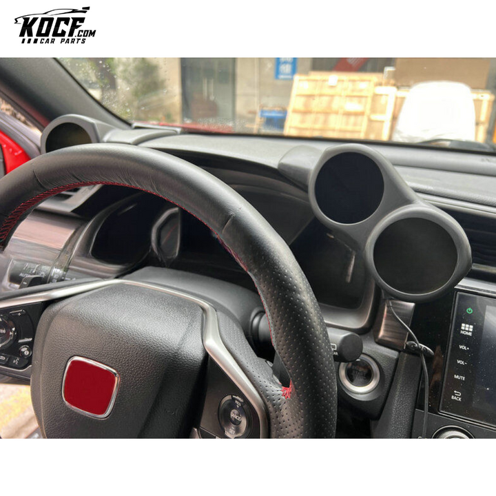 CIVIC FK7 FK8 TYPE R EPR TYPE B 60MM DOUBLE GAUGE POD (CAN USE ON LHD OR RHD VEHICLE)