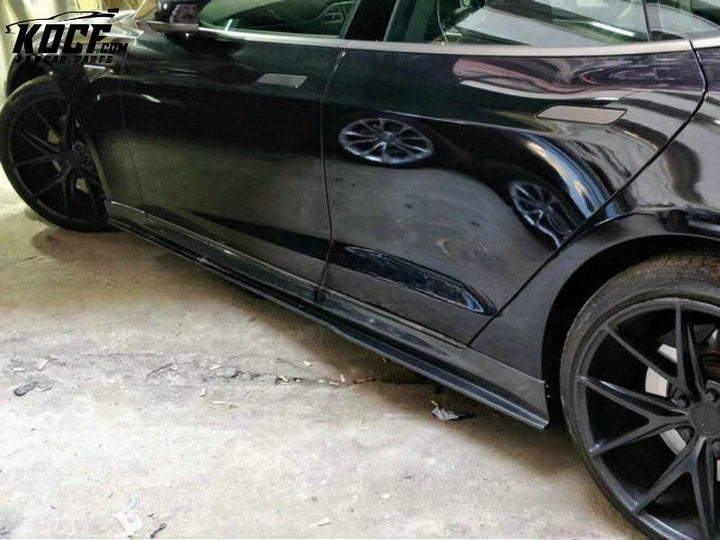 13-15 TESLA MODEL S RV WIDE TYPE SIDE SKIRT PRE-FACELIFT ONLY