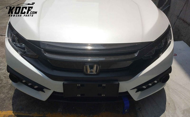 2016-2018 10TH GEN CIVIC FC HOOD COVER LIP STICK ON TYPE