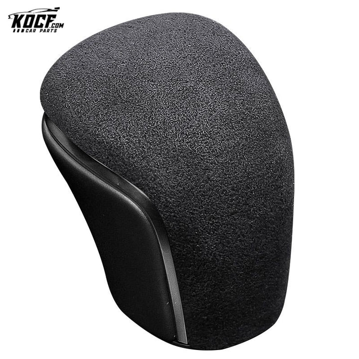 Suede Alcantara Interior Accessory Gear Stick Shift Knob Cover for Toyota Camry, Corolla, Avalon