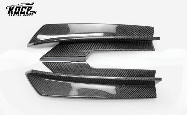 Audi A3 S3 Rs3 8v Stanceworkz Spec-LM Real Carbon Fiber Rear Bumper Spat 2pcs