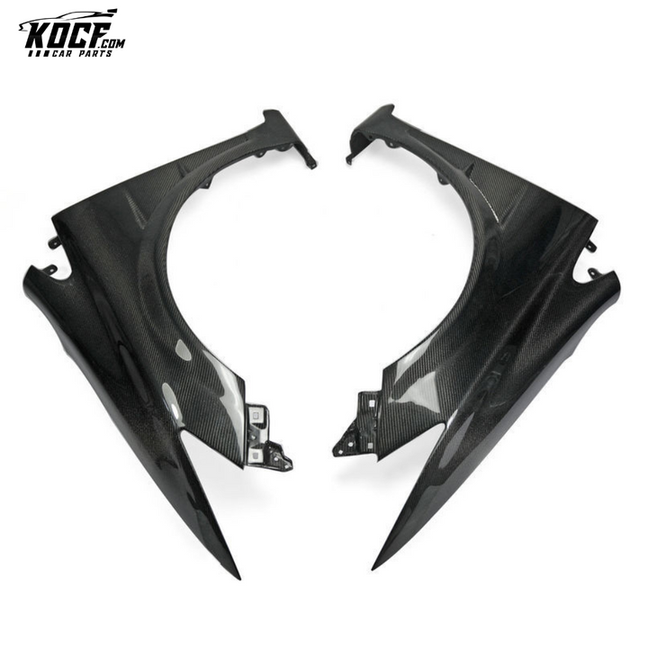 9TH GENERATION CIVIC 2012-2014 FB2 FB4 FB6 JS STYLE VENTED WIDER FRONT FENDER +20MM CARBON FIBER- USA WAREHOUSE