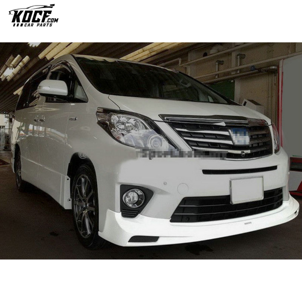 12-14 ALPHARD 20 SERIES AH20 TR STYLE FRONT LIP (FACELIFT) (FOR S BODY)