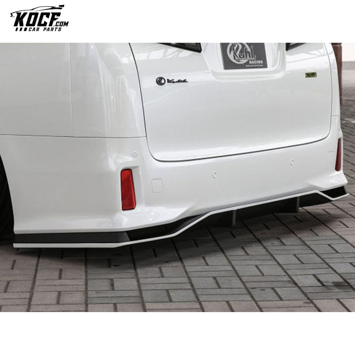 15 ONWARDS VELLFIRE 30 SERIES AH30 KUL STYLE REAR LIP