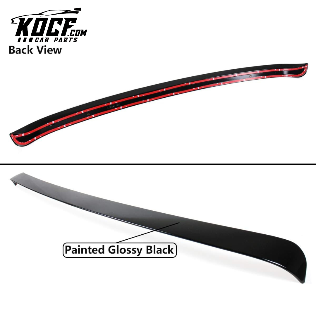 JDM Style Glossy Black Rear Window Roof Spoiler Compatible with 2018-2024 Toyota Camry - VIP Price