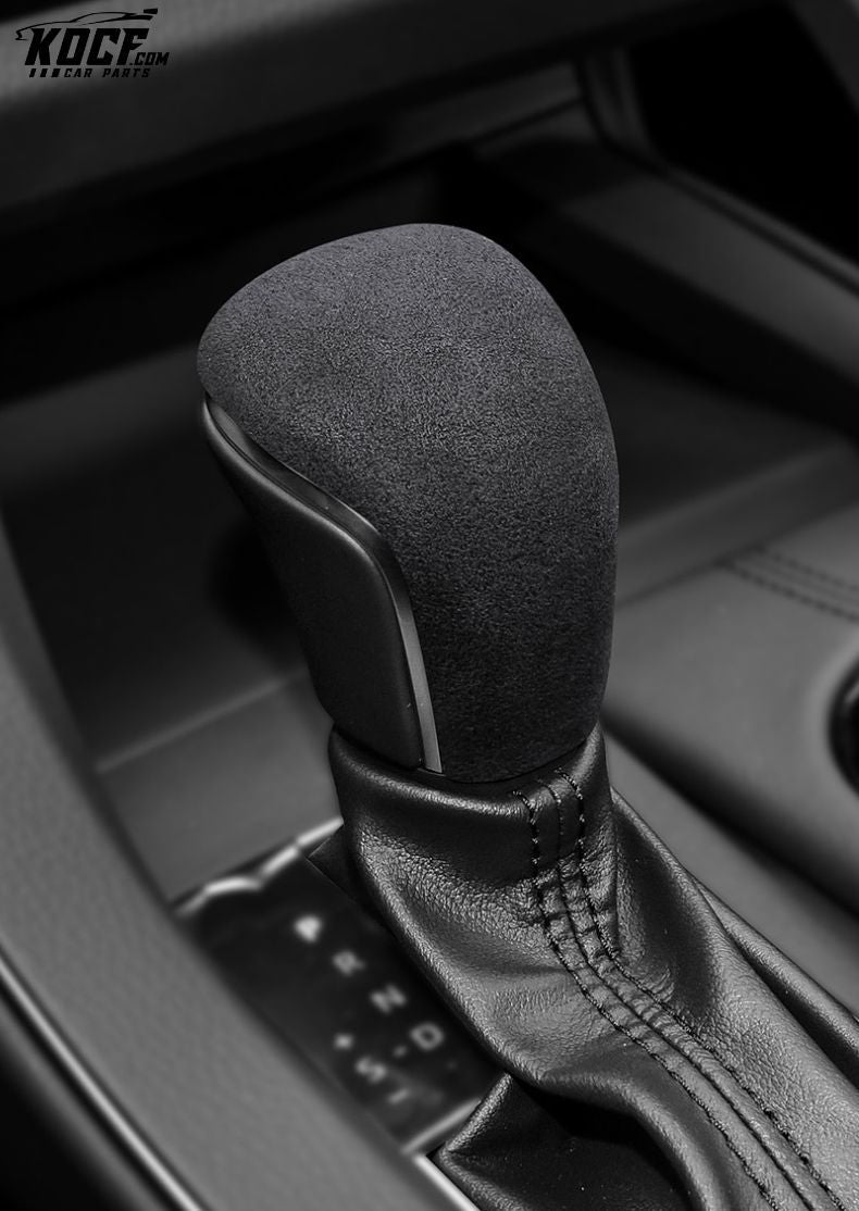Suede Alcantara Interior Accessory Gear Stick Shift Knob Cover for Toyota Camry, Corolla, Avalon - VIP Price