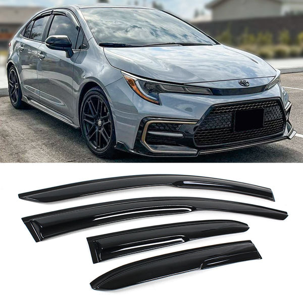 Window Visor Vent Shade Compatible 2020-2024 Toyota Corolla Sedan Models Only