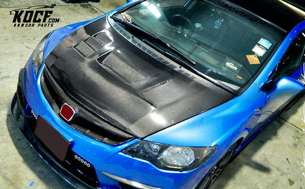 06-11 CIVIC JDM FD2 ING STYLE HOOD