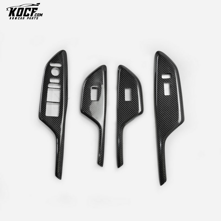 17 ONWARDS CIVIC TYPE R FK8 FRONT & REAR DOOR WINDOW SWITCH TRIM (4PCS)(RHD ONLY)