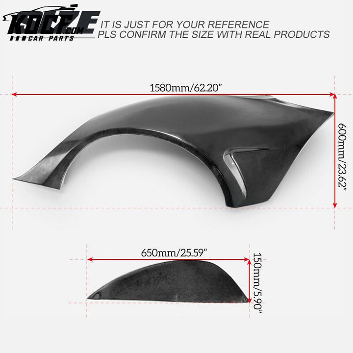 19+ SUPRA A90 RBN TYPE WIDE BODY REAR FENDER WITH REAR SPAT (6PCS)