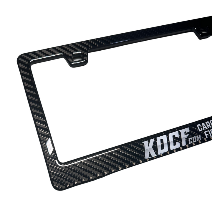 Carbon Fiber License Plate Frame - VIP Price