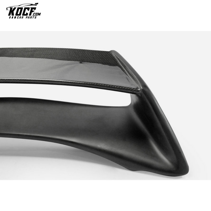 09 ONWARDS 370Z Z34 AM STYLE REAR WING (WITH BRAKE LIGHTS) PORTION CARBON (BLADE) - USA WAREHOUSE