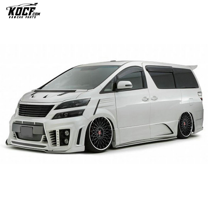 08-15 ALPHARD VELLFIRE 20 SERIES AH20 SS STYLE FRONT LIP (CAN FIT BOTH OE & SS FRONT BUMPER)