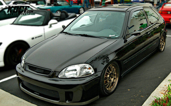 99-00 EK CIVIC AWK STYLE FRONT BUMPER