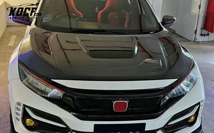 17 ONWARDS CIVIC FK8 TYPE R HATCHBACK JS TYPE HOOD (5 DOOR HATCH ONLY)