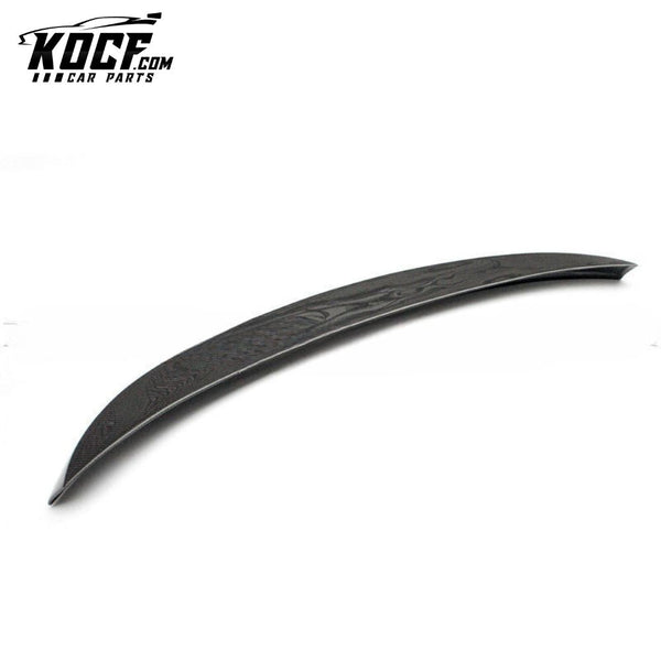 2014-2017  BMW 5 SERIES E39 E60 E61 F10 F11 G30 G31 G38 F07 GT AC Style Real Carbon Fiber Rear Spoiler