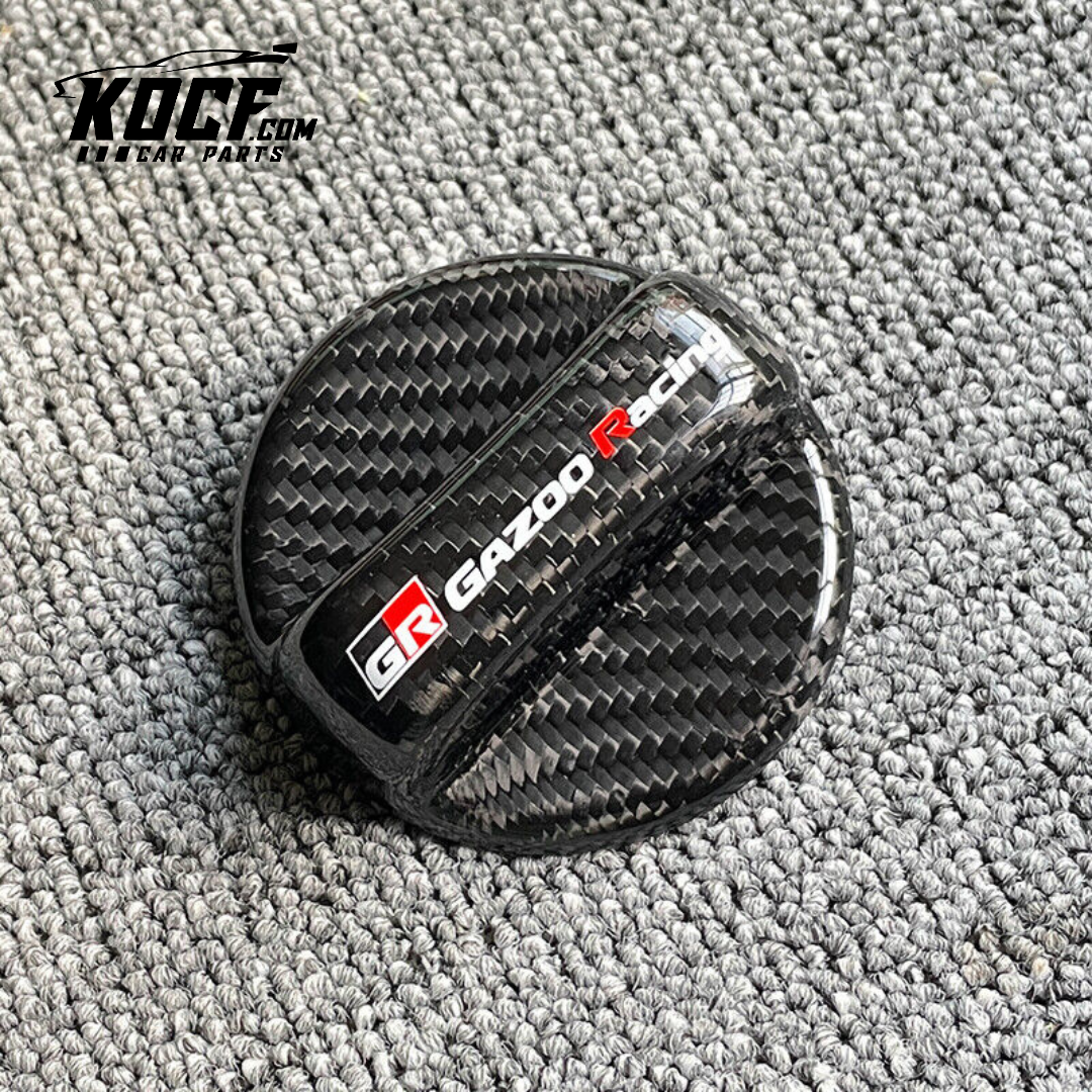 Gas Fuel Cap Cover Compatible for Toyotas Real Carbon Fiber - VIP Price