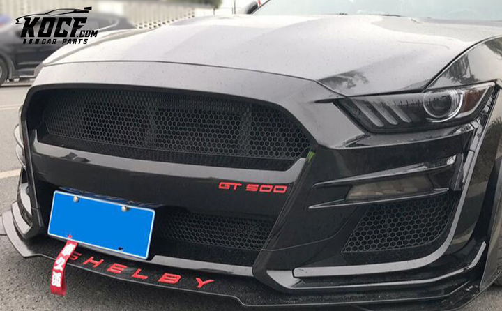 FORD MUSTANG 2015-17 GT500 STYLE FRONT BUMPER ABS - USA WAREHOUSE