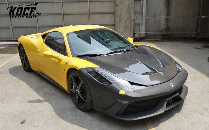 FERRARI 458 SPECIALE STYLE HOOD