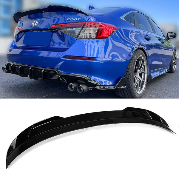 Rear Trunk Spoiler Compatible 2022+ Honda Civic 4 Door Sedan