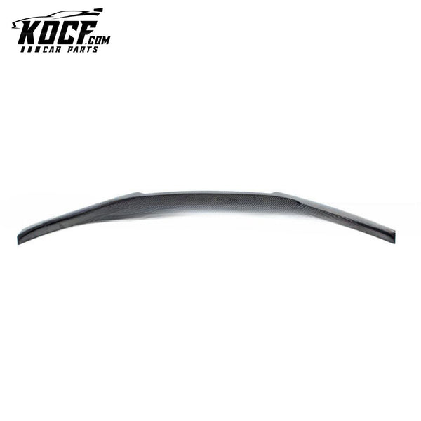 2017-IN BMW 5 SERIES E39 E60 E61 F10 F11 G30 G31 G38 M4 (V) Style Real Carbon Fiber Rear Spoiler