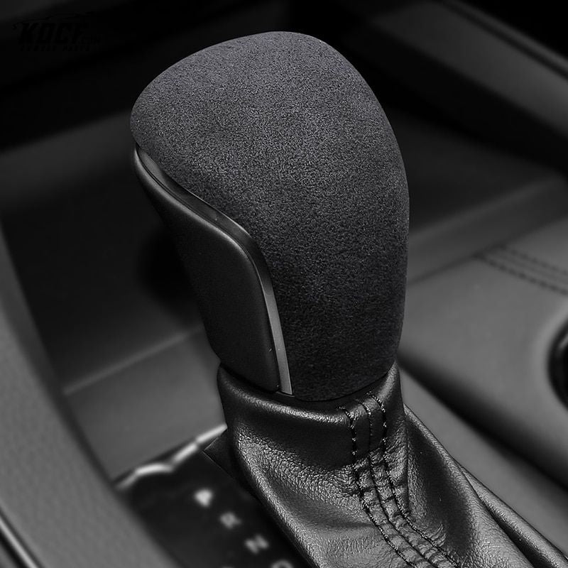 Suede Alcantara Interior Accessory Gear Stick Shift Knob Cover for Toyota Camry, Corolla, Avalon - VIP Price
