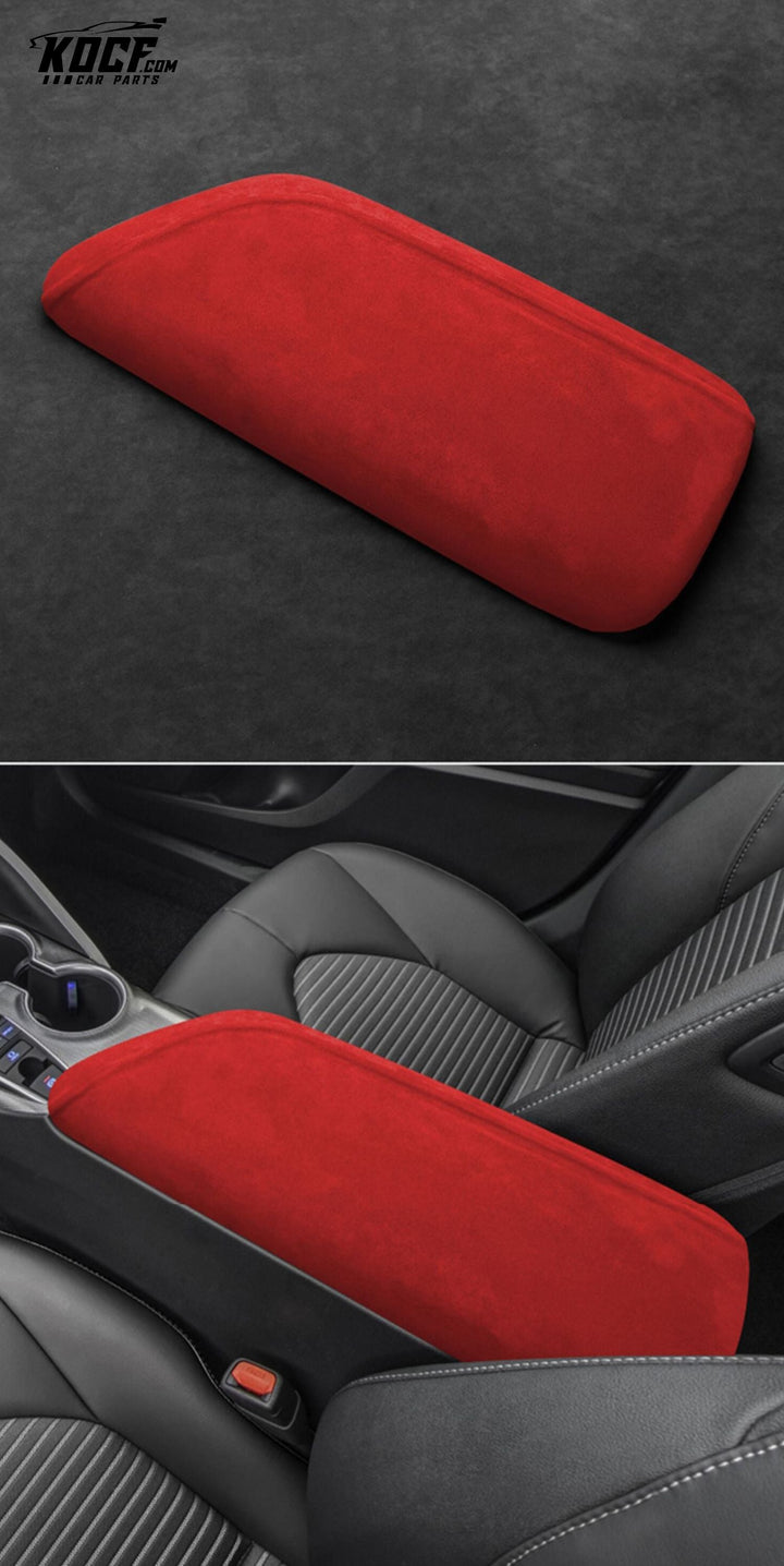 Suede Alcantara Interior Accessory Covers for Interior Armrest and Shift Knob Compatible with 2018-2024 Toyota Camry - VIP Price