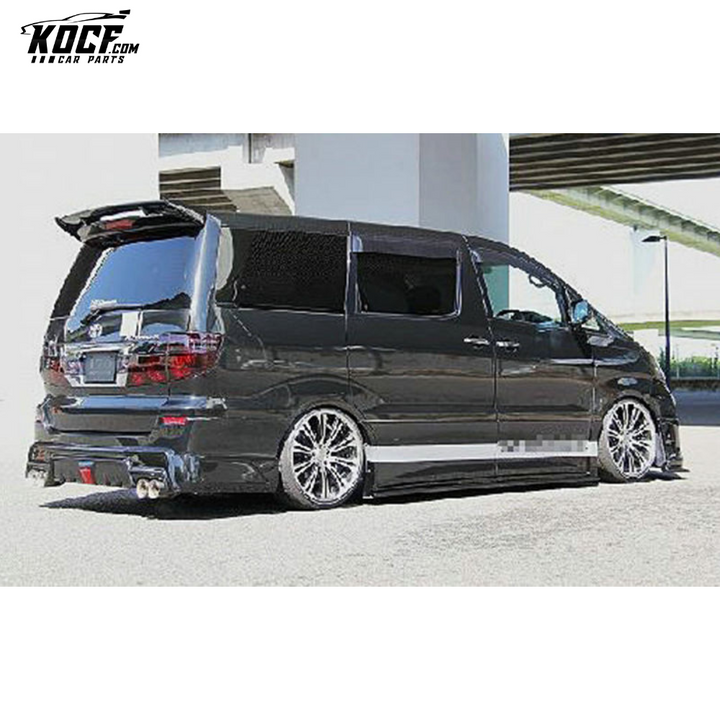 08-14 ALPHARD VELLFIRE 20 SERIES AH20 SS STYLE SIDE SKIRT