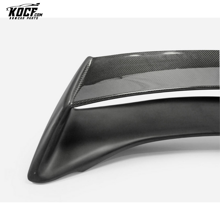 09 ONWARDS 370Z Z34 AM STYLE REAR WING (WITH BRAKE LIGHTS) PORTION CARBON (BLADE) - USA WAREHOUSE