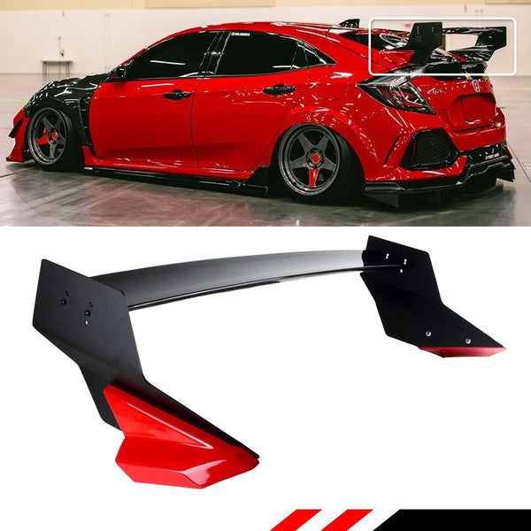 Trunk Spoiler Compatible 2017-2021 Honda Civic 5 Door Hatchback Model