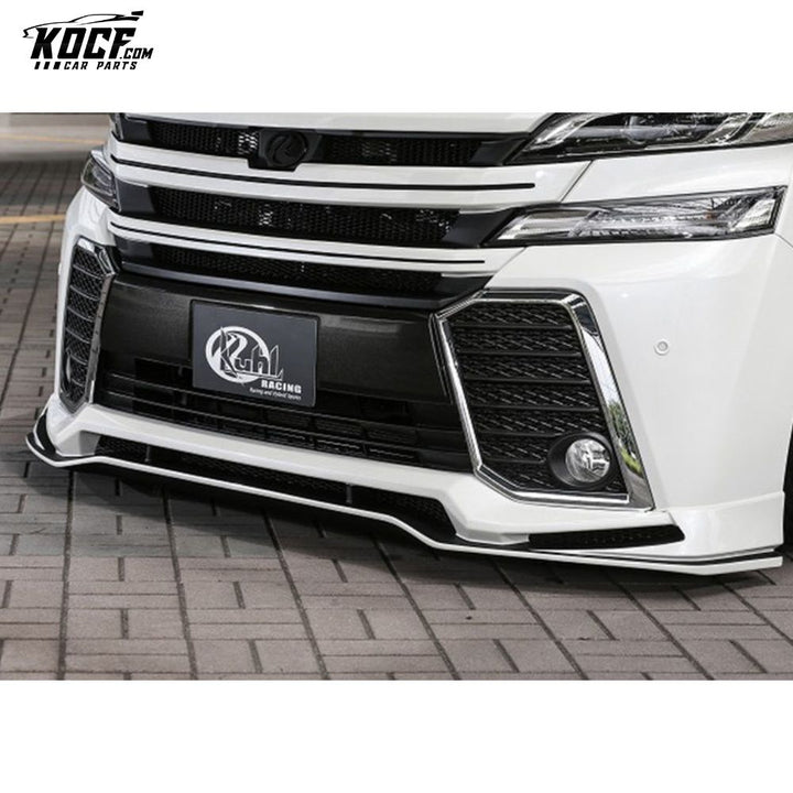 15 ONWARDS VELLFIRE 30 SERIES AH30 KUL STYLE FRONT LIP