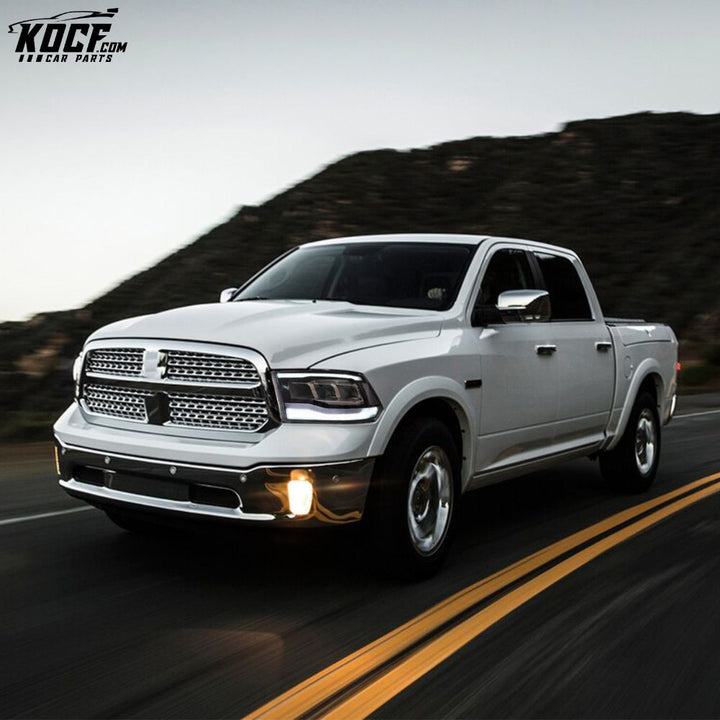 LED Headlights For RAM 1500 2500 3500 2009-2018 Front Lights Assembly