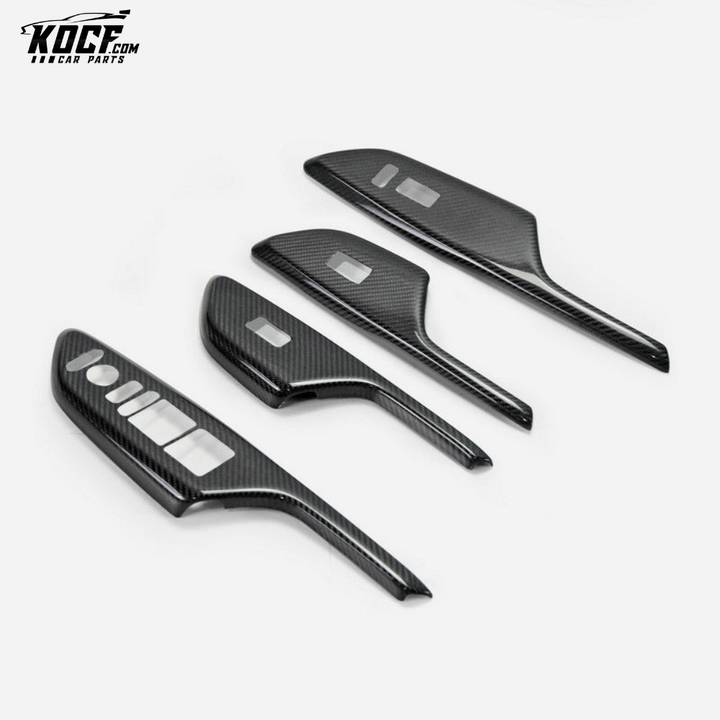 17 ONWARDS CIVIC TYPE R FK8 FRONT & REAR DOOR WINDOW SWITCH TRIM (4PCS)(RHD ONLY)