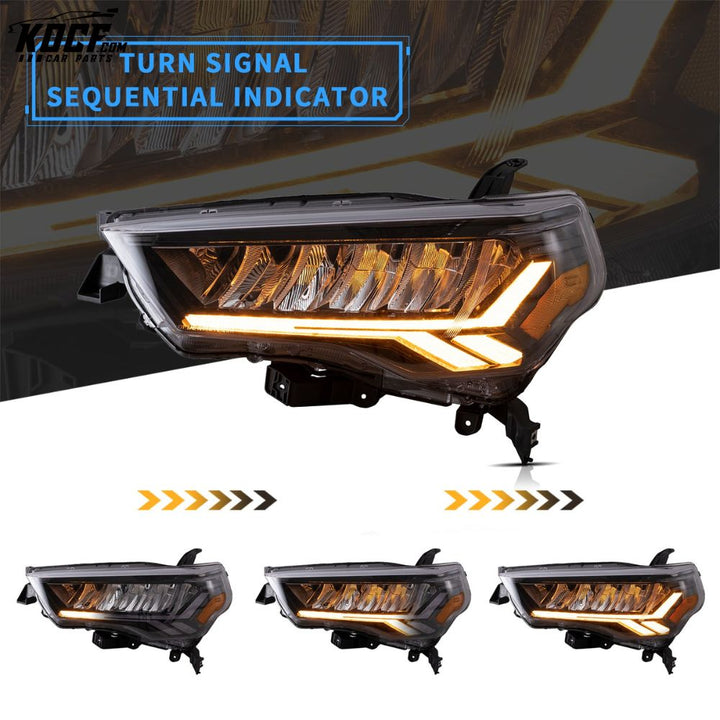 LED Headlights For Toyota 4Runner 2014-2023 Front Lights Assembly