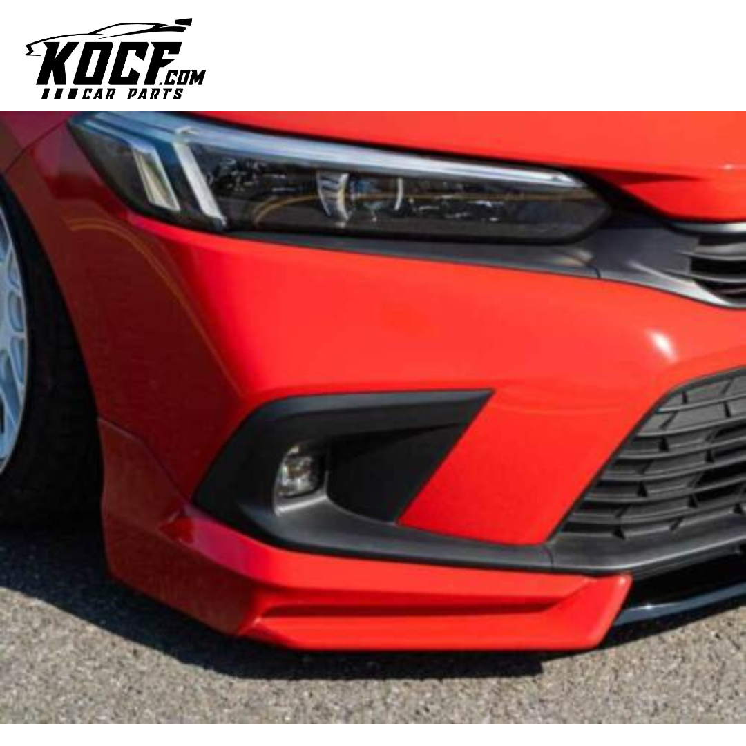 Yofer 3 Piece V1 Front Lip for 11th Gen 2022+ Honda Civic Compatible Front Bumper Body Kit Lip - VIP Price