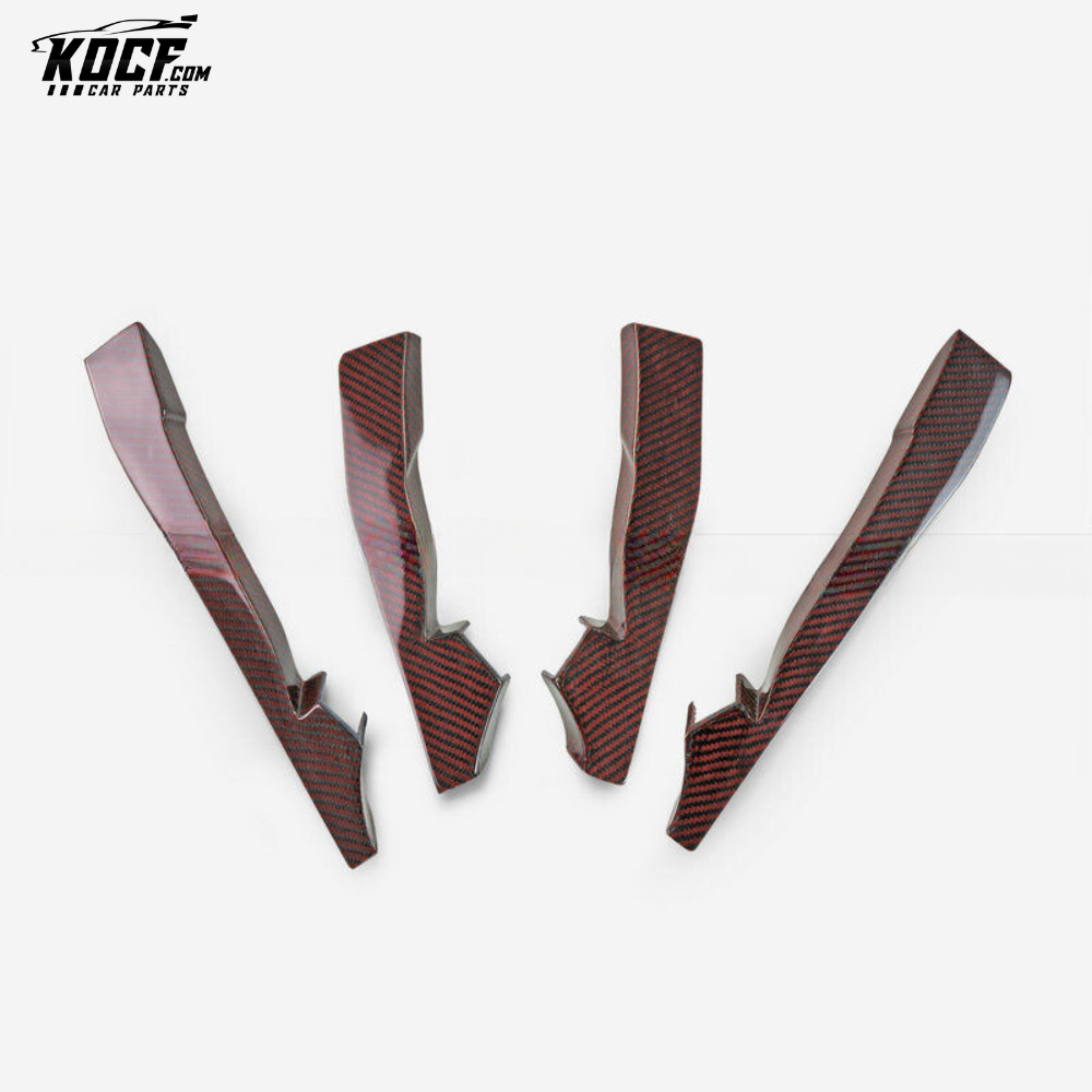 17 ONWARDS CIVIC TYPE R FK8 VRSAR2 STYLE FRONT BUMPER CANARD 2PCS – KOCF