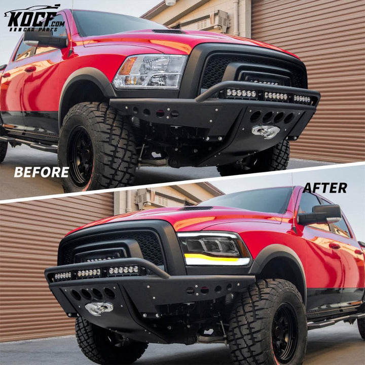 LED Headlights For RAM 1500 2500 3500 2009-2018 Front Lights Assembly