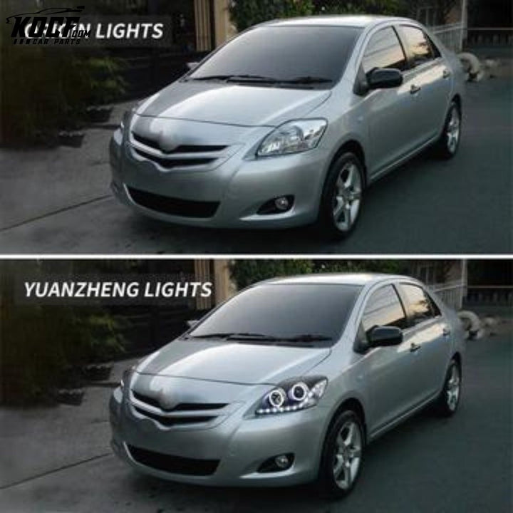 LED Projector Headlights For Toyota Yaris sedan 2006-2012 Front lights assembly