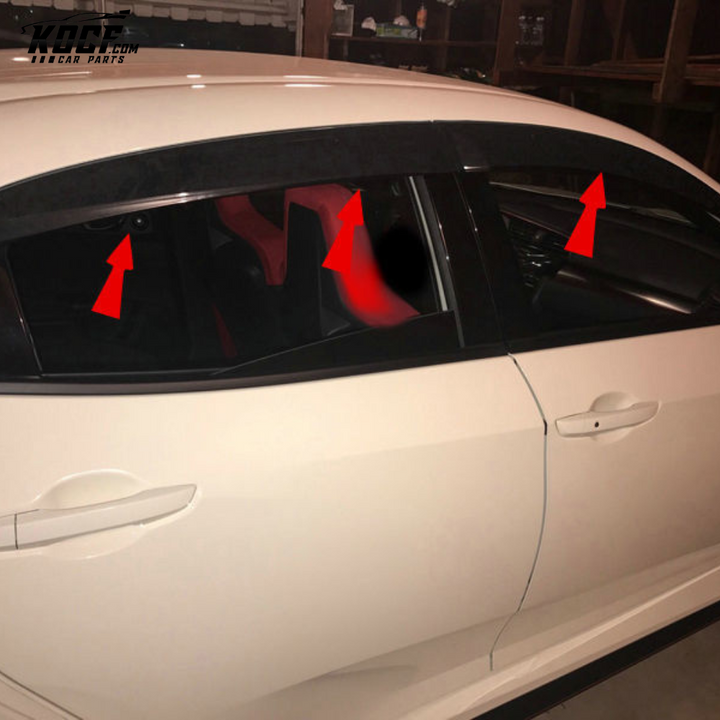 FK8 FK7 CIVIC TYPE-R OEM DOOR WINDOW VISOR