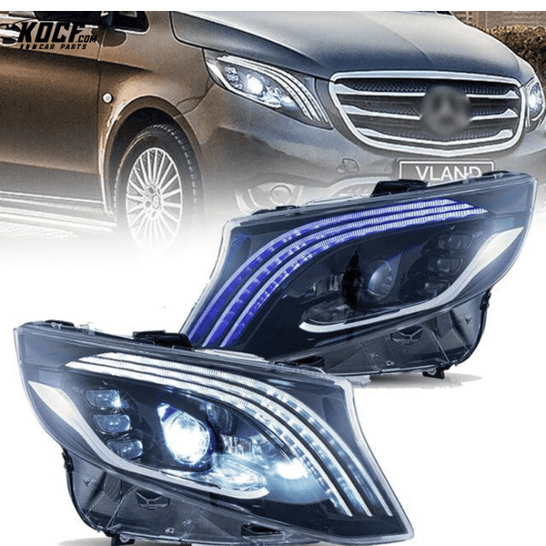 LED Headlights For 2016-2023 Mercedes Benz Metris /Vito W447 /Pairs