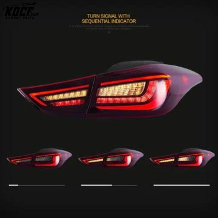 Led Rear Lamps For Hyundai Elantra (Avante MD) 2011-2016 Aftermarket Tail Lights