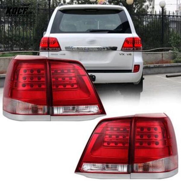 LED Tail Lights For Toyota Land Cruiser 2008-2011 Aftermarket Rear Lamps