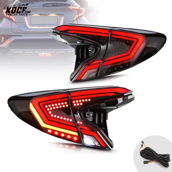 LED Tail Lights For 2016-2022 Toyota CHR With Sequential Turn Signal