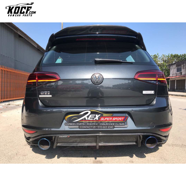 GOLF 7 GTI REVO STYLE REAR DIFFUSER