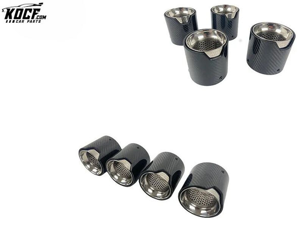 M Performance exhaust pipe Exhaust tip for M2 F87 M3 F80 M4 F82 F83 F10 M5 carbon fiber muffler tips