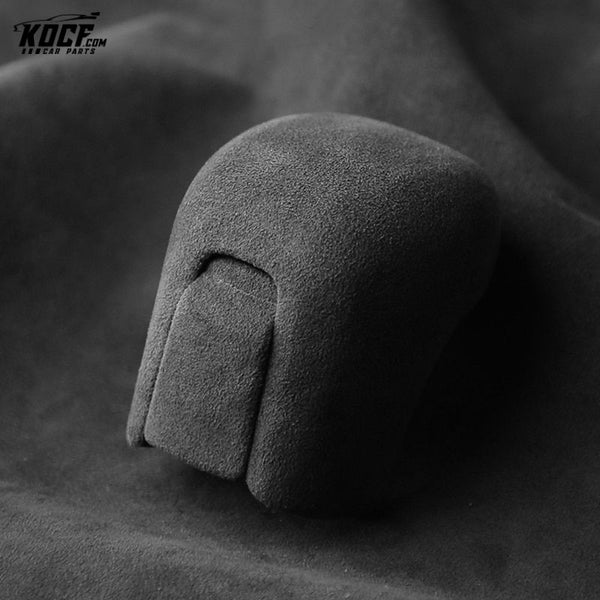 Suede Interior Decoration Alcantara Gear Stick Shift Knob Cover for Honda CIVIC 2017-2021