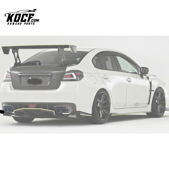 14-18 ONWARDS WRX STI S4 VAB VAF VRSA1 STYLE REAR BUMPER SIDE SPLITTER FIN