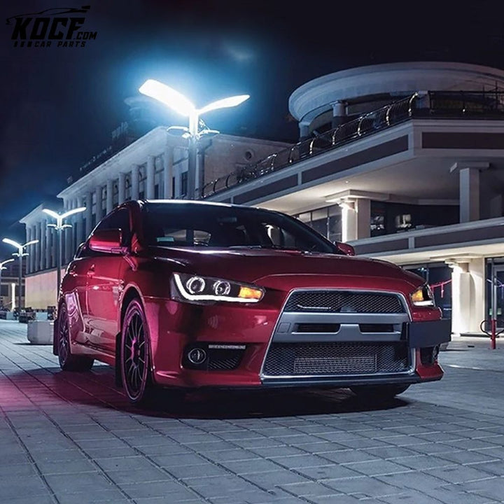 LED Headlights For Mitsubishi Lancer EVO X 2008-2017 Aftermarket Front Lights