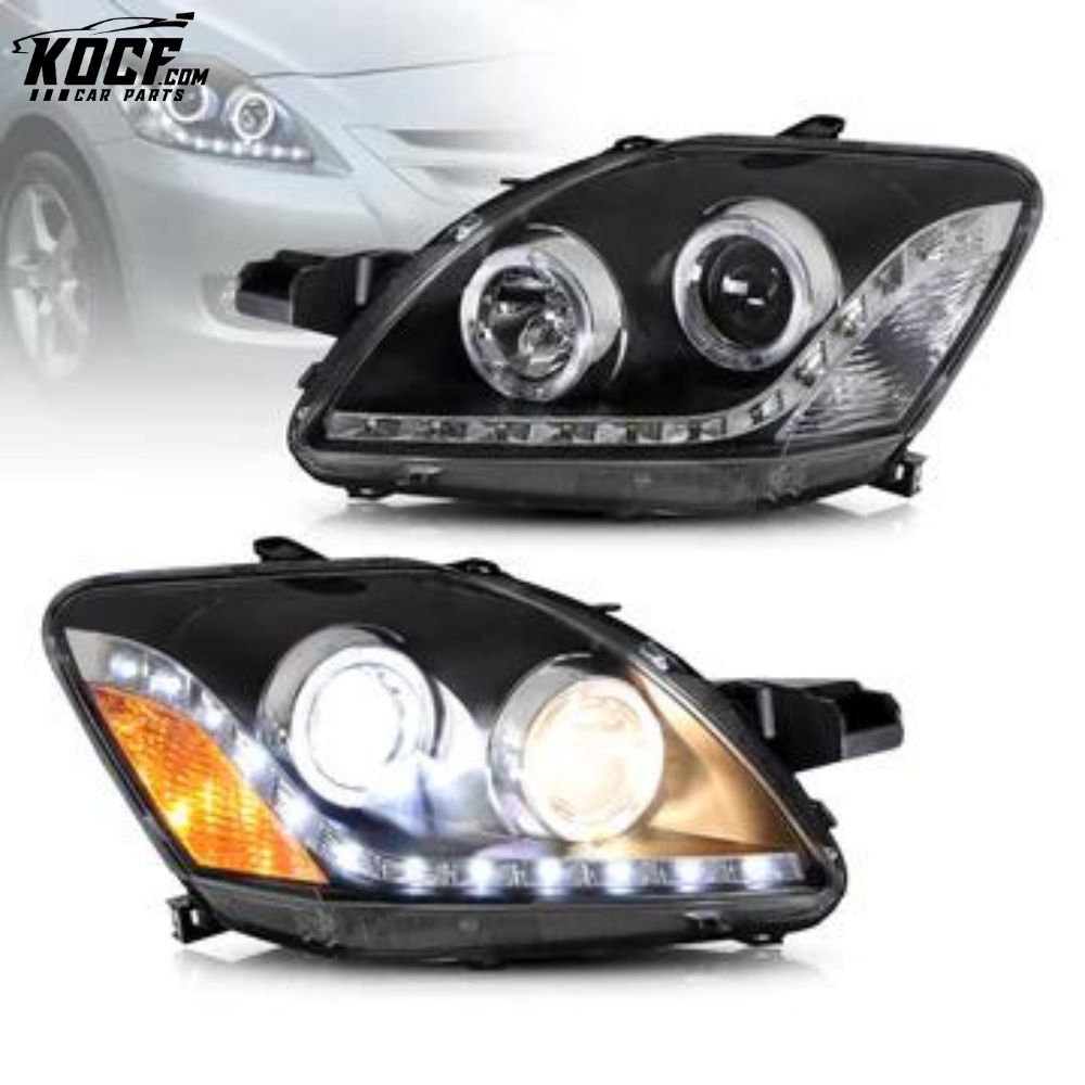 Led Projector Headlights For Toyota Yaris Sedan 2006 2012 Front Lights